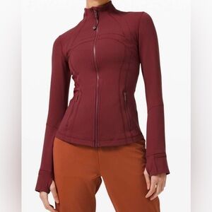 Lululemon red merlot define jacket size 8